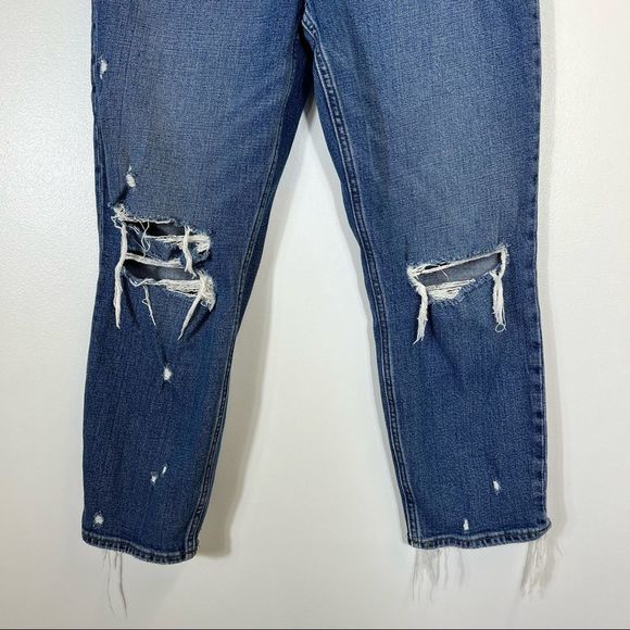 Abercrombie High Rise Mom Jeans Size 27 Short - Picture 6 of 12